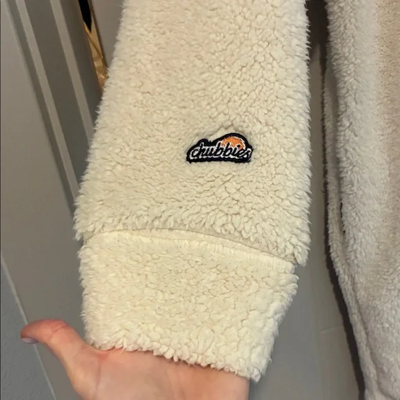 Cozy Cream Hooded Zip-Up Fleece - Picture 4 of 6